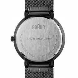 Outlet Zegarek męski Braun BN0032BKBKMHG 40mm czarna tarcza bransoleta mesh