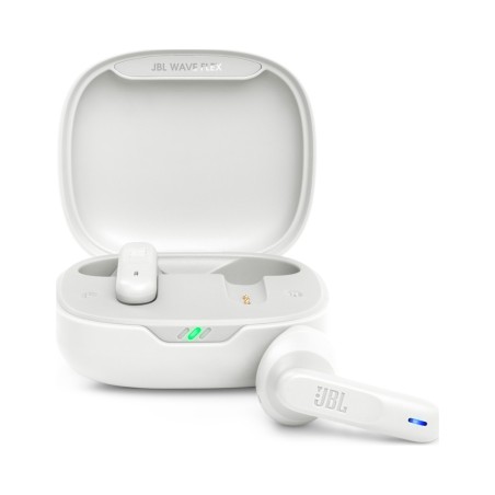 JBL Wave Flex słuchawki douszne Bluetooth TWS białe 32h ergonomiczne OPIS