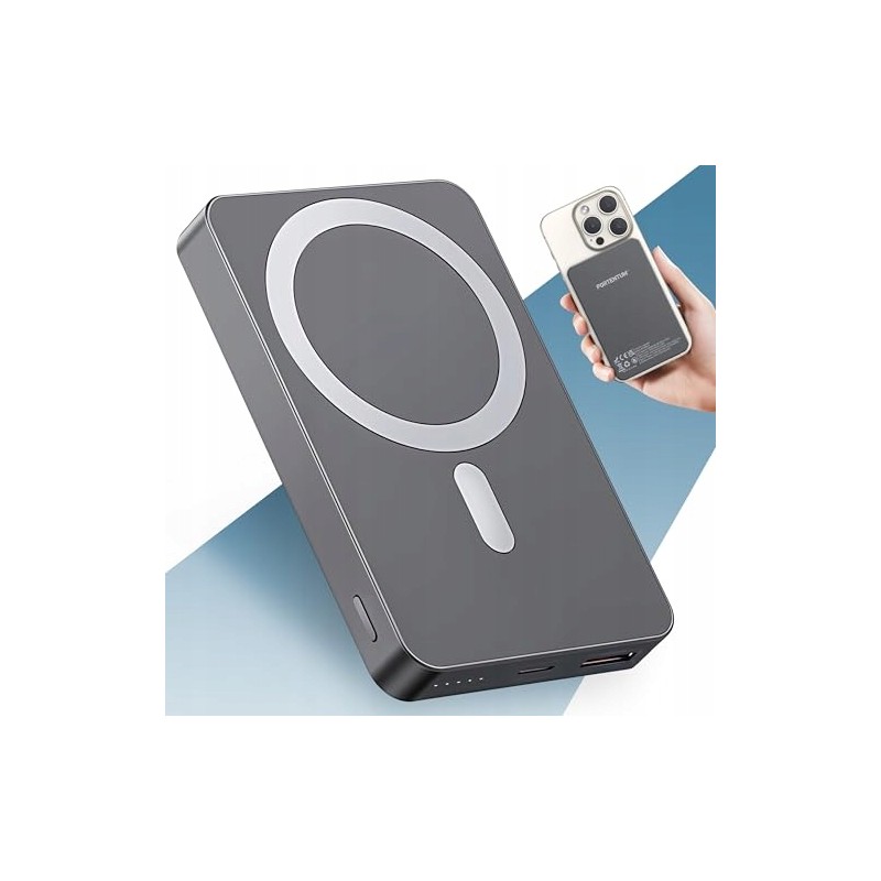 Outlet PORTENTUM B3860 powerbank 10000mAh MagSafe przenośny uniwersalny