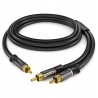Outlet KabelDirekt RCA Y-kabel 0,5m do wzmacniaczy i systemów HiFi
