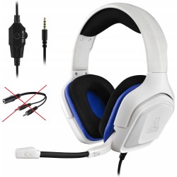 Outlet Słuchawki Przewodowe Nauszne THE G-LAB Korp Cobalt Jack 3.5mm białe