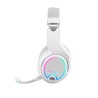 Outlet Słuchawki bezprzewodowe nauszne Mars Gaming MHW-100W ARGB Flow białe