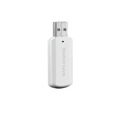 Outlet Słuchawki bezprzewodowe nauszne Mars Gaming MHW-100W ARGB Flow białe