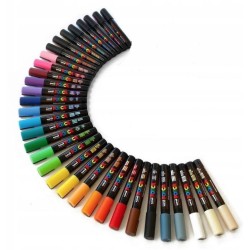 Marker Akrylowy dekoracyjny Uni Posca 0,9 - 1,3 mm Zielony