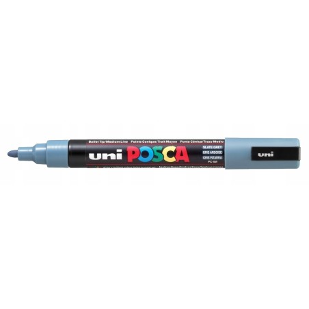 Outlet Marker Dekoracyjny Uni Posca do tkanin i innych 1,8 - 2,5 mm Szary
