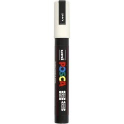Outlet Marker Wodny Uni Posca PC-5M z farbą plakatową 1,8 - 2,5 mm Biały