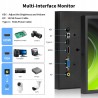 Outlet Mini Monitor Przenośny 7" 1024x600 IPS HDMI VGA z Głośnikami