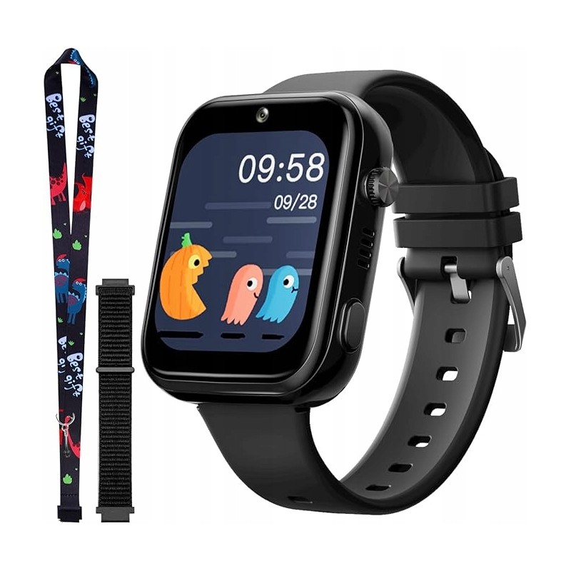 Outlet H4044 OKYUK T45 4G 1,69" Smartwatch dla dzieci z GPS SOS czarny
