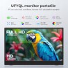 Outlet Monitor Przenośny UFYQL 15.6" FHD IPS USB-C HDMI do Laptopa i Konsol