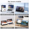 Outlet Monitor Przenośny UFYQL 15.6" FHD IPS USB-C HDMI do Laptopa i Konsol
