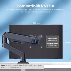 Outlet Monitor Przenośny UFYQL 15.6" FHD IPS USB-C HDMI do Laptopa i Konsol