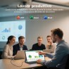 Outlet Monitor Przenośny UFYQL 15.6" FHD IPS USB-C HDMI do Laptopa i Konsol