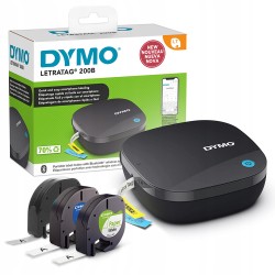 Outlet Drukarka małych etykiet Dymo z Bluetooth + 1 kaseta do Domu Czarny