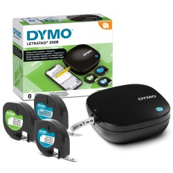 Outlet Drukarka małych etykiet Dymo z Bluetooth + 1 kaseta do Domu Czarny