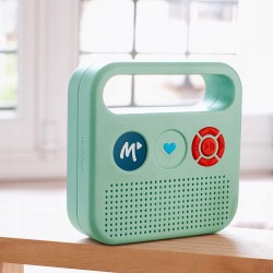 Outlet Głośnik dla dzieci Merlin Elipson 13 cm x 13 cm zielony Prezent -