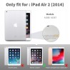 Outlet EasyAcc Etui do iPad Air 2 Ultra Cienkie Półprzezroczyste Niebieskie