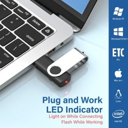 Outlet Pendrive WOOOLKEN USB 2.0 8 GB 15 MB/s - Zestaw 10 kolorów