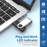 Outlet Pendrive WOOOLKEN USB 2.0 8 GB 15 MB/s - Zestaw 10 kolorów