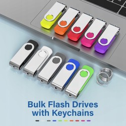 Outlet Pendrive WOOOLKEN USB 2.0 8 GB 15 MB/s - Zestaw 10 kolorów