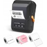Outlet SUPVAN T50M Pro Drukarka Etykiet Termiczna Bluetooth +3 Rolki Czarna