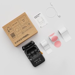 Outlet SUPVAN T50M Pro Drukarka Etykiet Termiczna Bluetooth +3 Rolki Czarna