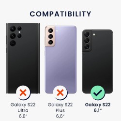 Outlet kwmobile Etui silikonowe do Samsung S22 TPU Baltik Niebieskie