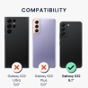 Outlet kwmobile Etui silikonowe do Samsung S22 TPU Baltik Niebieskie