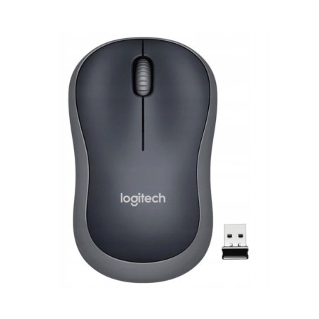 Outlet Myszka bezprzewodowa Logitech M185 optyczna 24 GHz 1000 DPI szara