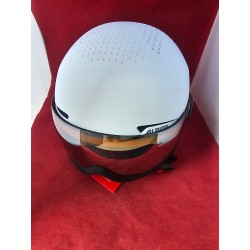 Outlet Kask narciarski Alpina Arber Visor Q Lite biały uniwersalny