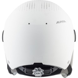 Outlet Kask narciarski Alpina Arber Visor Q Lite biały uniwersalny