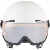Outlet Kask narciarski Alpina Arber Visor Q Lite biały uniwersalny