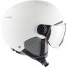 Outlet Kask narciarski Alpina Arber Visor Q Lite biały uniwersalny