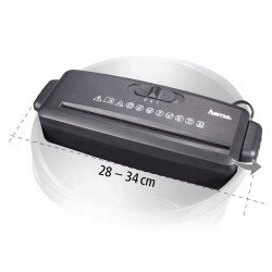 Outlet Niszczarka Dokumentów Mini Hama P-1 10L paski max 6 arkuszy 72dB