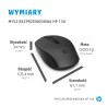 USZKODZONY Myszka bezprzewodowa HP 150 optyczna 1600 dpi Czarny