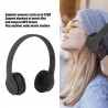 Outlet HEEPDD P47 Słuchawki Bezprzewodowe Bluetooth Nauszne Czarny