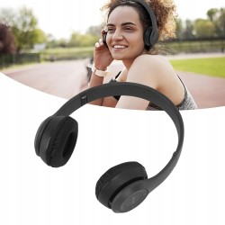 Outlet HEEPDD P47 Słuchawki Bezprzewodowe Bluetooth Nauszne Czarny