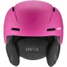 Outlet Uvex Viti kask narciarski dziecięcy 54-58 cm różowy matowy stabilna
