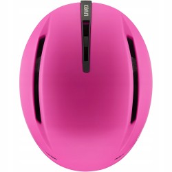 Outlet Uvex Viti kask narciarski dziecięcy 54-58 cm różowy matowy stabilna