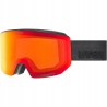 Gogle UVEX Lace ATTRACT black SZYBA Magnetyczna Red S2 Orange S1 +Futerał