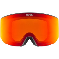 Gogle UVEX Lace ATTRACT black SZYBA Magnetyczna Red S2 Orange S1 +Futerał