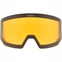Gogle UVEX Lace ATTRACT black SZYBA Magnetyczna Red S2 Orange S1 +Futerał