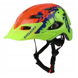 Kask rowerowy Exclusky SEXCLU0KBHV8 dla dziecka r. 50-57cm wielokolorowy