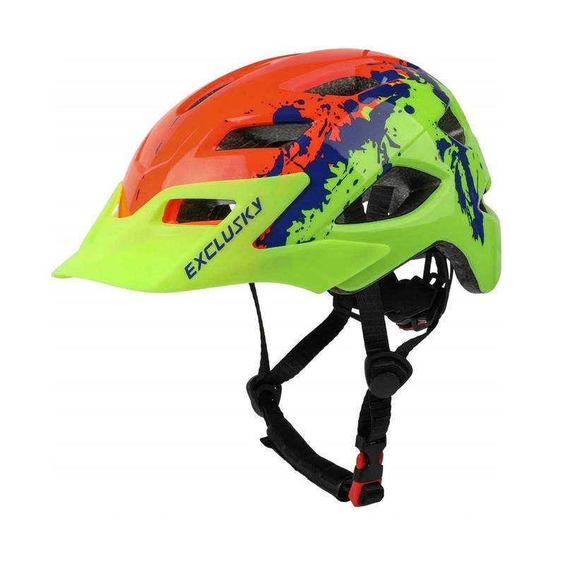 Kask rowerowy Exclusky SEXCLU0KBHV8 dla dziecka r. 50-57cm wielokolorowy