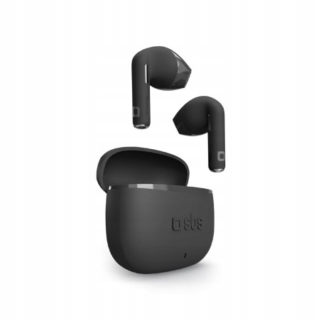 Outlet SBS Go Pods TWS bezprzewodowe słuchawki czarne 12 godzin bluetooth