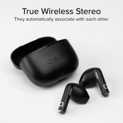 Outlet SBS Go Pods TWS bezprzewodowe słuchawki czarne 12 godzin bluetooth