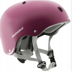Kask rowerowy Hudora Skate Helmet rozmiar M/L 56-60 cm jagodowy