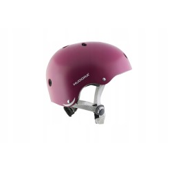 Kask rowerowy Hudora Skate Helmet rozmiar M/L 56-60 cm jagodowy