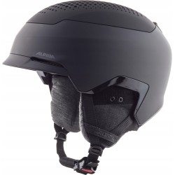 Kask narciarski snowboardowy ALPINA GEMS MAT rozmiar 59-63 Matowy czarny
