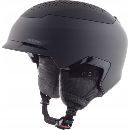 Kask narciarski snowboardowy ALPINA GEMS MAT rozmiar 59-63 Matowy czarny