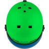 Speedy Pro Dziecięcy Kask Narciarski z Wizjerem 55-58 cm Zielony/Niebieski